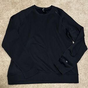 Men's Lululemon Textured Crewneck Sweater-Black L